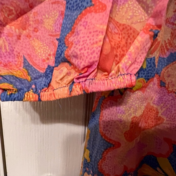 Olivaceous size small floral summery mini dress. - Picture 5 of 7